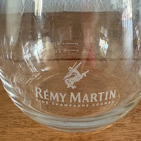 Remy Martin Round Lowball Glass Rocks Fine Champagne Cognac Barware - Picture 2 of 6